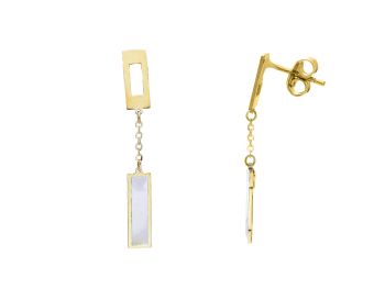 Orecchini pendenti in oro giallo k9 (code S239204)