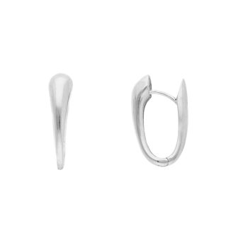 Orecchini in oro bianco k14 (code S225036)