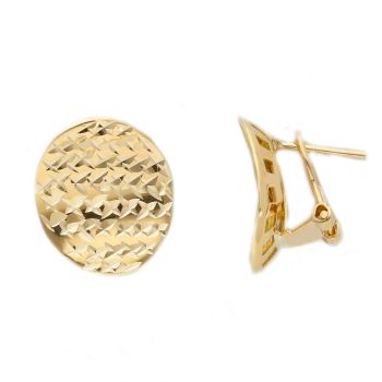 Σκουλαρίκια απο  χρυσό  Κ14  (code S242345)
