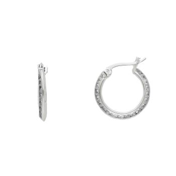 Orecchini in oro Banco k14 con zirconi (code S252960)