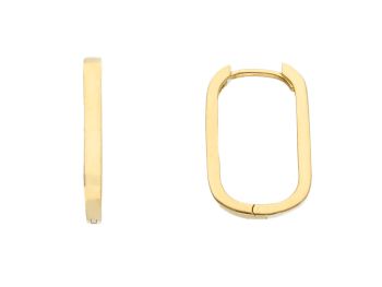 Χρυσά σκουλαρίκια κρίκοι κ14 (code S264729)