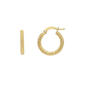 Orecchini Cerchio in oro Giallo k14  (code S265990)