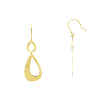 Orecchini pendenti in oro Giallo k9 (code S284377)