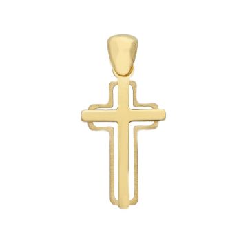 Croce in oro giallo  k18 (code S251866)