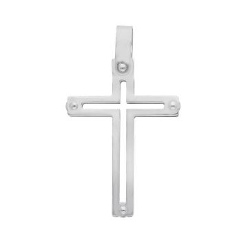 Σταυρός απο λευκόχρυσο κ18 (code S277972 )