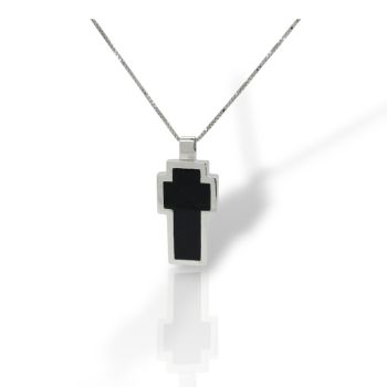 Σταυρός απο λευκόχρυσο κ14  (code SM2830)