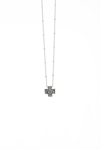 Collana PRECEM PATER in argento 925°   (AGI 111_C-A)