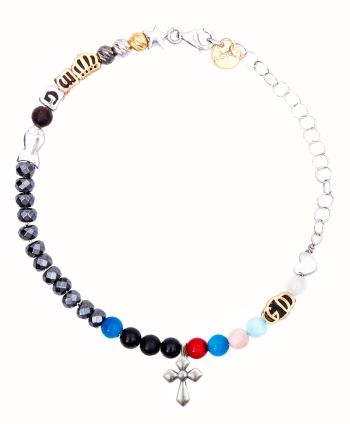 Bracciale Iesus in argento 925° (code AGI 1001/B)