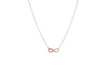 Collana Infinity in oro rosa  (code BEN170/CR)