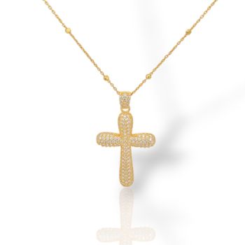 Icona Gold plated silver 925º Cross (code BEN396/CO)