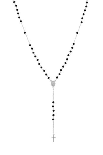 Ροζάριο απο επιπλατινωμένο ασήμι 925° (AGI 161-C-AN)