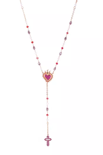 Rosario ICONA Lumae COR - Rosè Zirconi Rubino (AGI301/C)