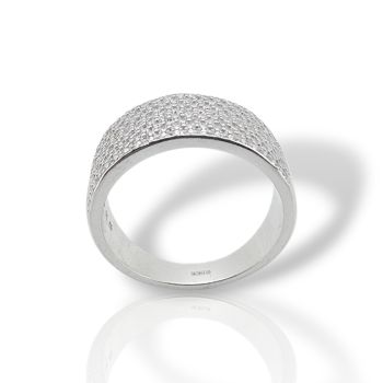 Platinum plated silver 925° ring  (code FC001693)