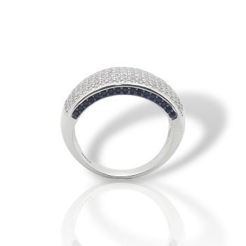 Platinum plated silver 925° ring (code FCM002806)