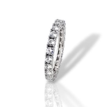 Δαχτυλίδι ολόβερο απο ασήμι 925°  (code H002844)