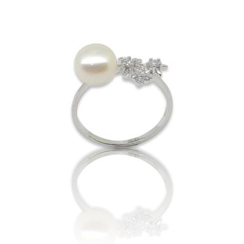 Ασημένιο δαχτυλίδι απο επιπλατινωμένο ασήμι 925°  (code R003887)