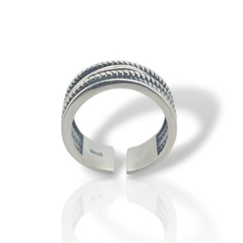 Platinum plated silver 925° ring (code FC004125)