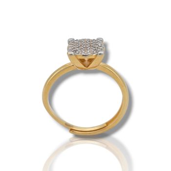 Gold plated silver 925° ring (code FC006020)