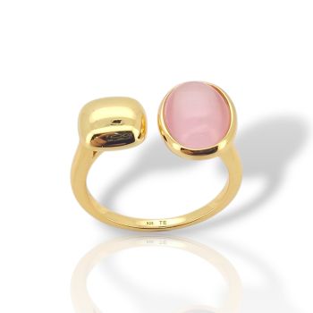 Gold plated silver 925° ring (code FC007473)