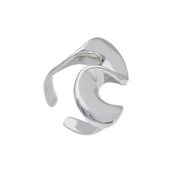 Ασημένιο δαχτυλίδι απο επιπλατινωμένο ασήμι 925° (code S265130)