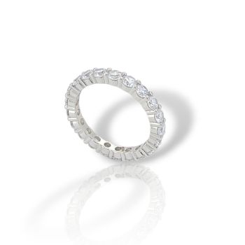 Δαχτυλίδι ολόβερο απο ασήμι 925°  (code FCM002798)