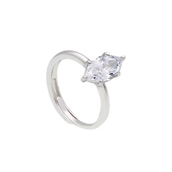 Platinum plated silver  925° ring (code S288576)