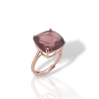 Ασημένιο δαχτυλίδι απο επιχρυσωμένο ασήμι (ροζ χρυσό) 925° (code FC003587)