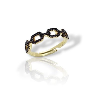 Ασημένιο δαχτυλίδι απο επιχρυσωμένο ασήμι 925° (code GEM001010)