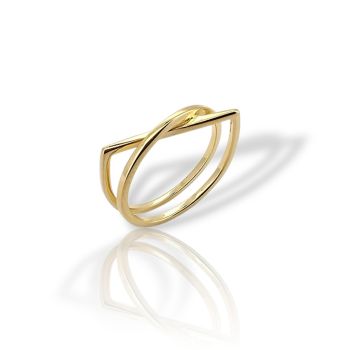 Δαχτυλίδι απο επιχρυσωμένο ασήμι 925°  (code GEM001013)