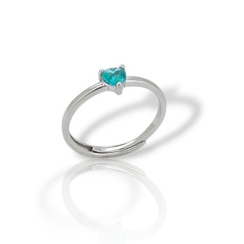 Ασημένιο δαχτυλίδι απο επιπλατινωμένο ασήμι 925°  (code GEM20149)