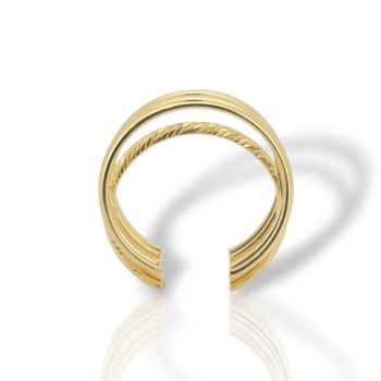 Gold plated silver 925° ring  (code SVX2402595)