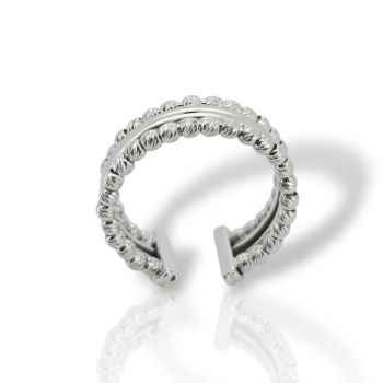 Platinum plated silver 925° ring (code SVX2501028)