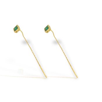 Orecchini in argento 925° dorato (code FC010785)