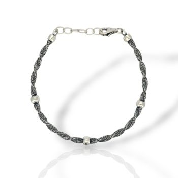 Βραχιόλι απο επιπλατινωμένο ασήμι 925 ( code SVX2301523 ) 