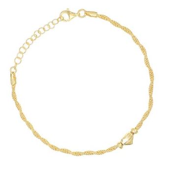 Βραχιόλι επιχρυσωμένο απο ασήμι 925 ( code SVX2401425 ) 