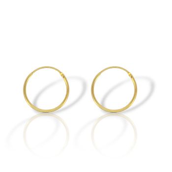 Orecchini in argento 925° dorato  (code SHK91517G)