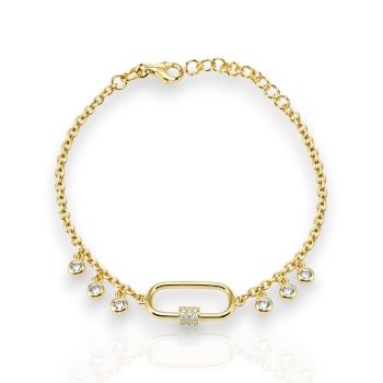 Bracciale in argento 925º dorato (code BZB104809)