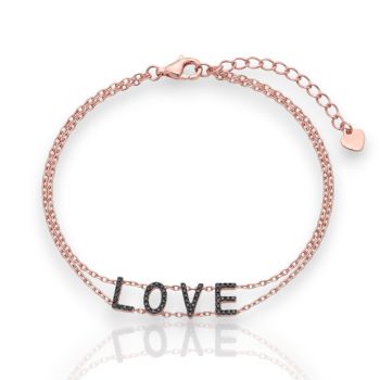 Bracciale LOVE in argento 925º dorato 