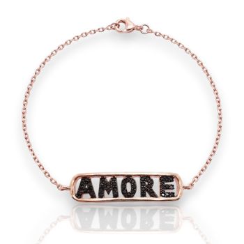 Bracciale AMORE  in argento 925º dorato