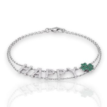Bracciale HAPPY in argento 925º rodiato (code FC005083)
