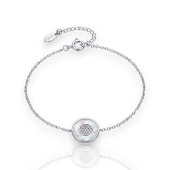 Bracciale in argento 925º rodiato   (code FC006736)