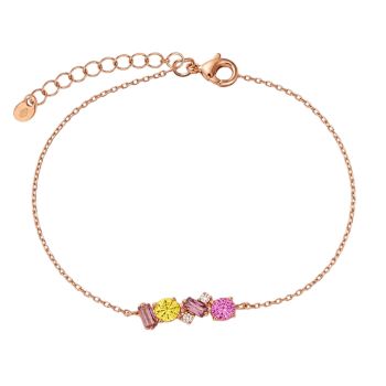 Bracciale  in argento 925° dorato oro Rosa (code FC008863)