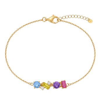 Bracciale in argento 925° dorato oro Giallo (code FC008865)
