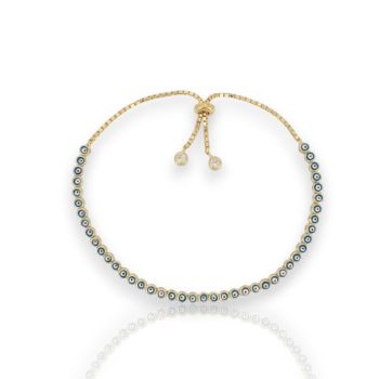 Bracciale in argento 925º dorato (code FC011415)