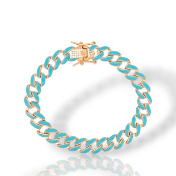 Bracciale in argento 925º dorato  (code FCM002737)