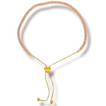 Ριβιέρα ασημένια 925° επιχρυσωμένη  2.2mm (code FCM009789)