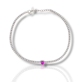 Tennis in argento 925º rodiato 2.2mm  (code FCM002710)