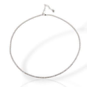 Girocollo Tennis in argento 925° dorato (code GEM001490)