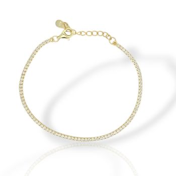 Tennis in argento 925º dorato  (code GEM001489)