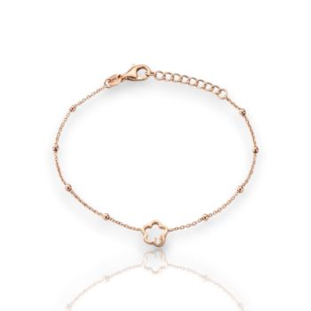 Rose gold plated silver 925° bracelet (code SHK00878)